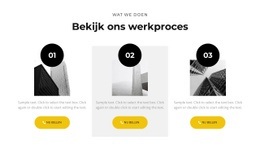 Ons Werkproces - Gratis Sjabloon