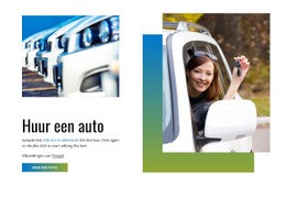 Elektrische Autoverhuur - Creatief, Multifunctioneel Siteontwerp