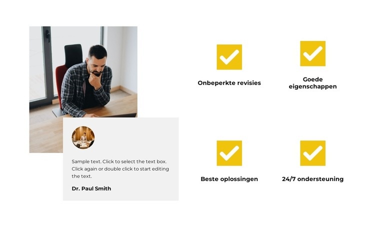 Vier pluspunten Website ontwerp