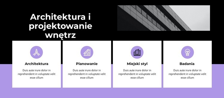 Funkcje i zdjęcie Szablony do tworzenia witryn internetowych