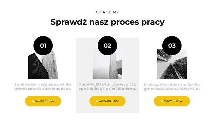 Nasz proces pracy Motyw WordPress