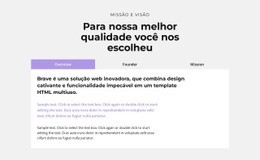 Abas Com Informações - Criador De Sites Definitivo