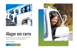 Aluguel De Carro Elétrico - Design Criativo De Sites Multiuso