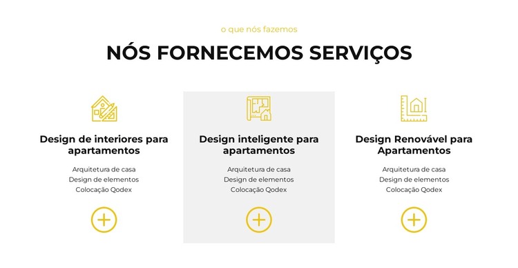 Estamos oferecendo a você Modelo HTML