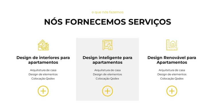 Estamos oferecendo a você Modelo de site