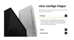 Vanliga Frågor - Webbmall