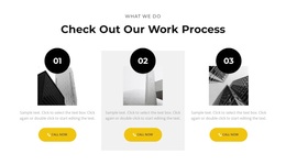 Our Work Process - Free Template