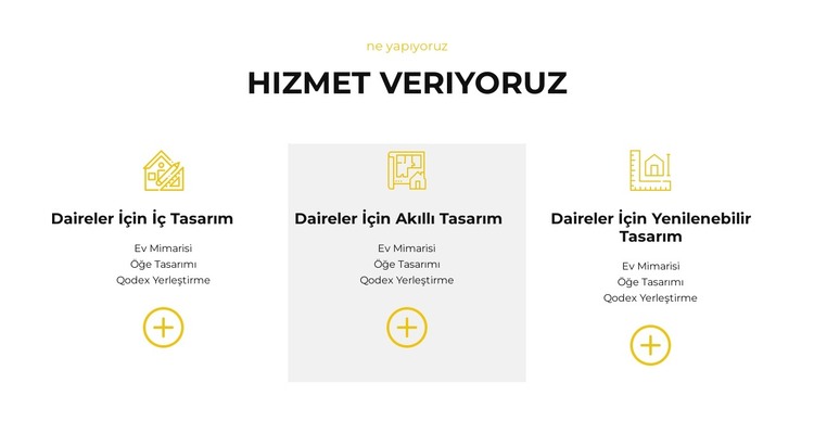 size sunuyoruz HTML Şablonu