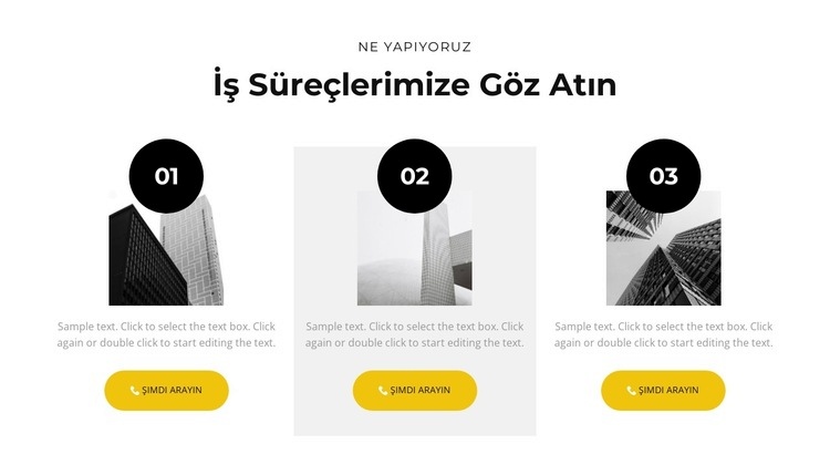 İş sürecimiz Web sitesi tasarımı