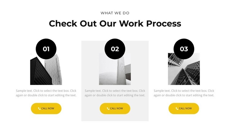 Our work process Web Page Design