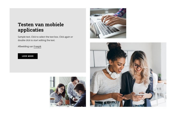 Testen van mobiele applicaties Bestemmingspagina