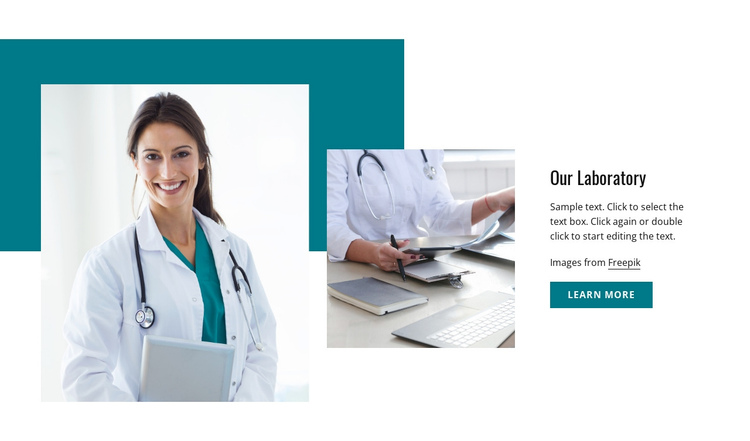 Accredited pathology laboratory One Page Template