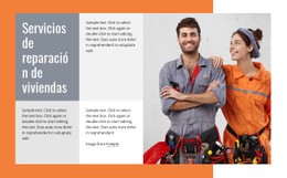 Reparaciones De Fontanería Plantilla De Sitio Web CSS Gratuita