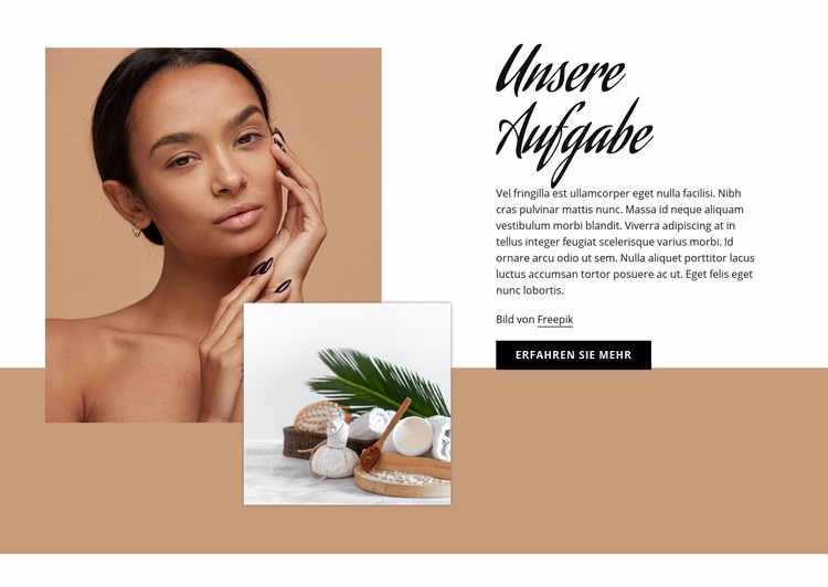 Beauty & Spa Salon HTML5-Vorlage