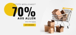 70% Verkauf - Professionell Gestaltet