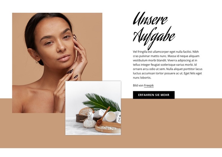 Beauty & Spa Salon Website-Modell