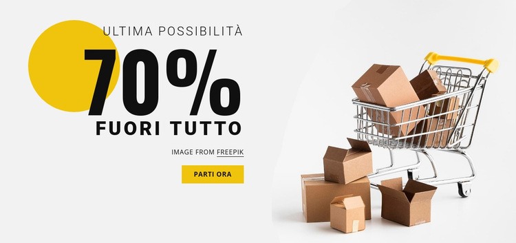 Vendita al 70% Modelli di Website Builder