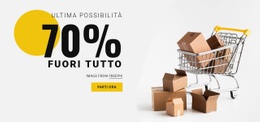 Vendita Al 70% - Modello Online