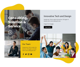 Learning & development - One Page Template by Nicepage