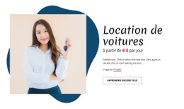 Location De Voitures - Conception Web Polyvalente