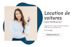 Location De Voitures – Modèle De Site Web HTML