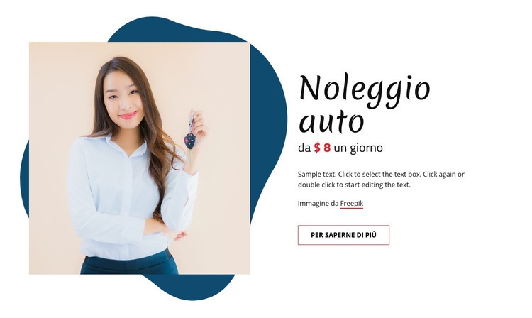 Noleggio auto Costruttore di siti web HTML