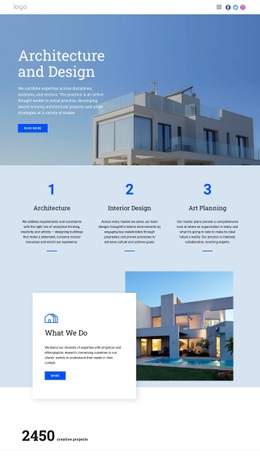 Architektura A Design - HTML Template Builder