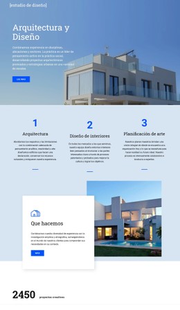 Arquitectura Y Diseño Plantilla De Sitio Web CSS Gratuita