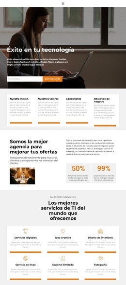 Que Es El Exito: Código De Plantilla HTML