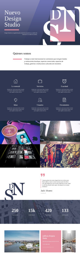 1000 Diseño artístico Plantillas HTML