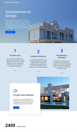 Architecture Et Design - HTML Template Builder