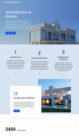 Architecture Et Design – Modèle De Site Web Gratuit