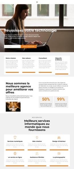 Qu'Est-Ce Que Le Succès - Page De Destination Simple