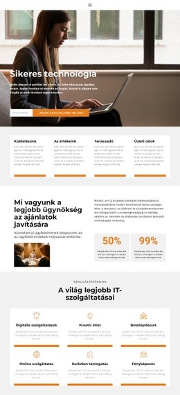 Mi A Siker - HTML Sablon Kód