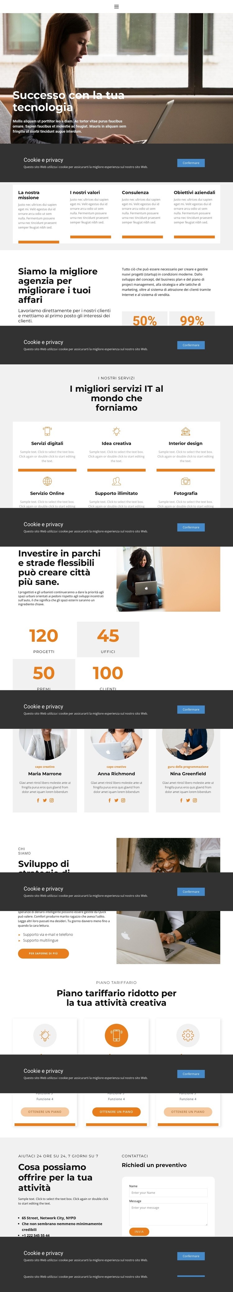 Cos'è il successo Costruttore di siti web HTML