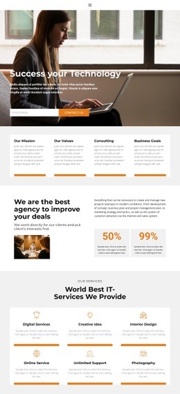 Most Creative Web Page Design For What Is Success
