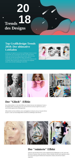 Integriertes Mehrfachlayout Für Trends Des Designs