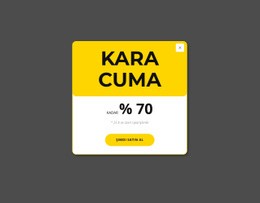 Siyah Cuma Sarı Açılır Envato Pazarı