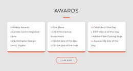 Design Studio Awards Free CSS Website