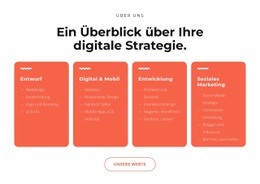 Coole Digitale Lösungen – Funktionale Einseitenvorlage