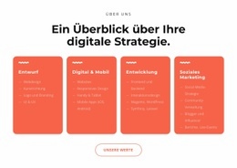 Coole Digitale Lösungen - Modernes Website-Modell