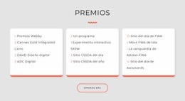 Premios De Estudio De Diseño - HTML Ide