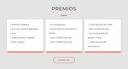 Premios De Estudio De Diseño - Diseño De Sitio Web Sencillo