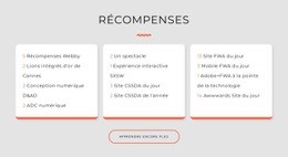 Prix Du Studio De Design – Modèle HTML5 Facile À Utiliser