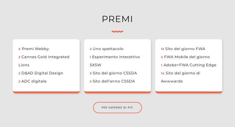 Premi studio di design Modello CSS