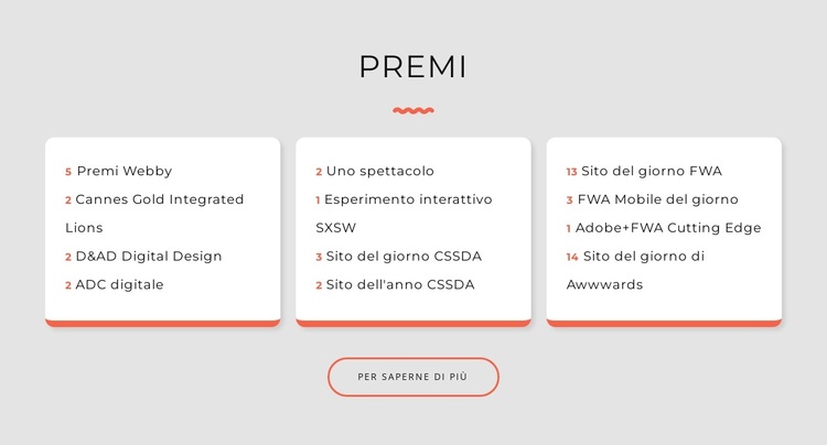 Premi studio di design Tema WordPress