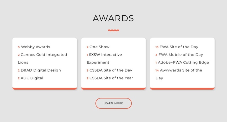 Design studio awards Joomla Template