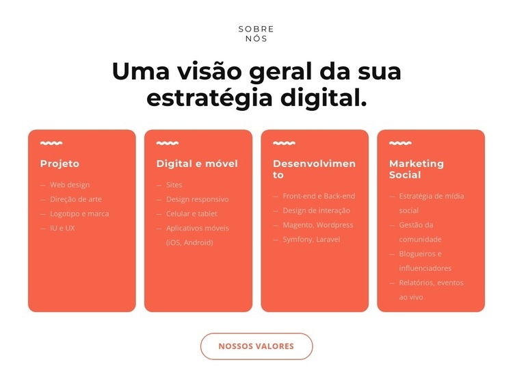 Soluções digitais legais Design do site