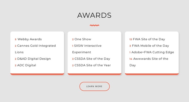 Design studio awards Static Site Generator