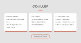 Tasarım Stüdyosu Ödülleri Için Özel Joomla Şablonu